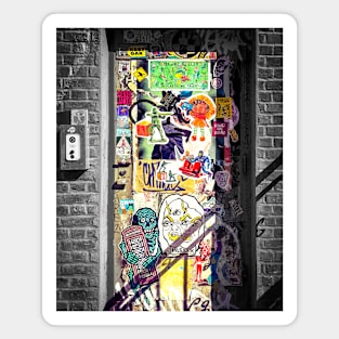 Street Sticker Art Brooklyn NYC Magnet